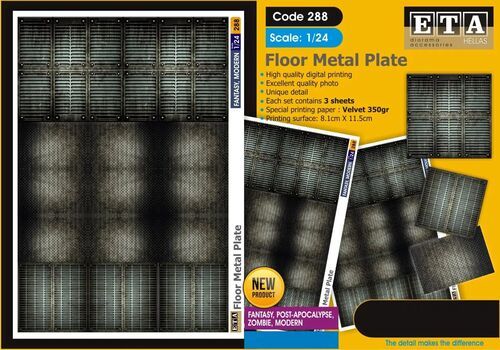 1:24 Floor Metal Plate