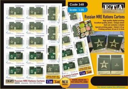 1:35 Russian MRE Rations Cartons