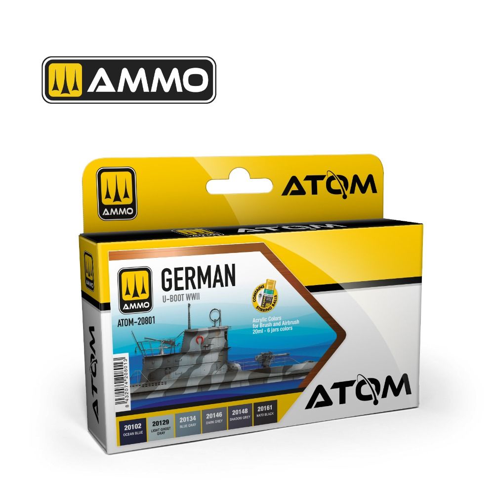 ATOM Paint Set - German WW2 U-Boot