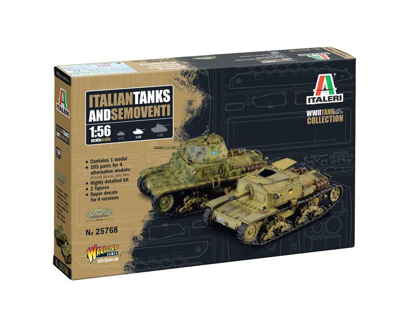 1:56 Italian Tanks & Semoventi