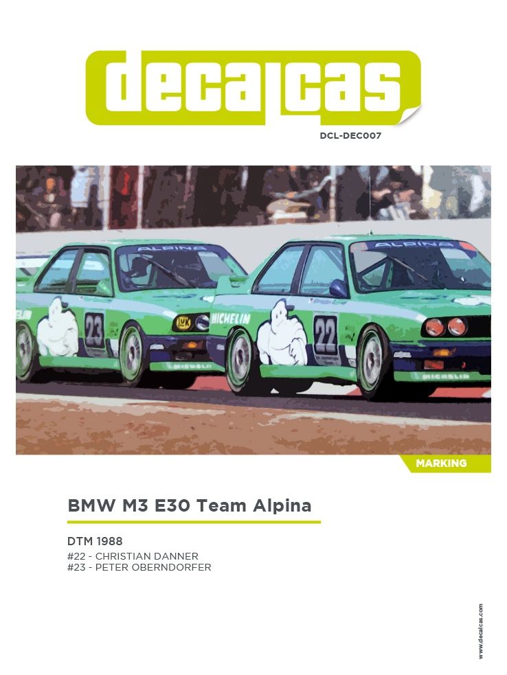 1:24 BMW M3 E30 Team Alpina