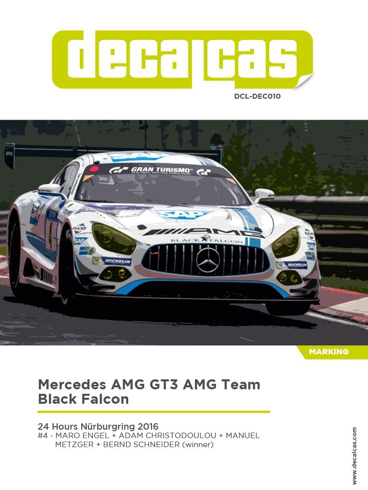 1:24 Mercedes AMG GT3 Team Black Falcon