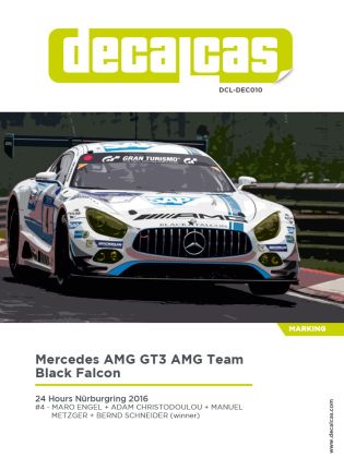 1:24 Mercedes AMG GT3 Team Black Falcon