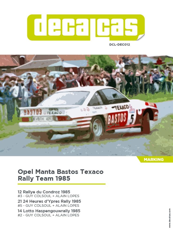 1:24 Opel Manta 400 Bastos Texaco Rally Team 1985