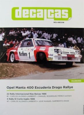 Opel Manta 400 Escuderia Drago Rallye