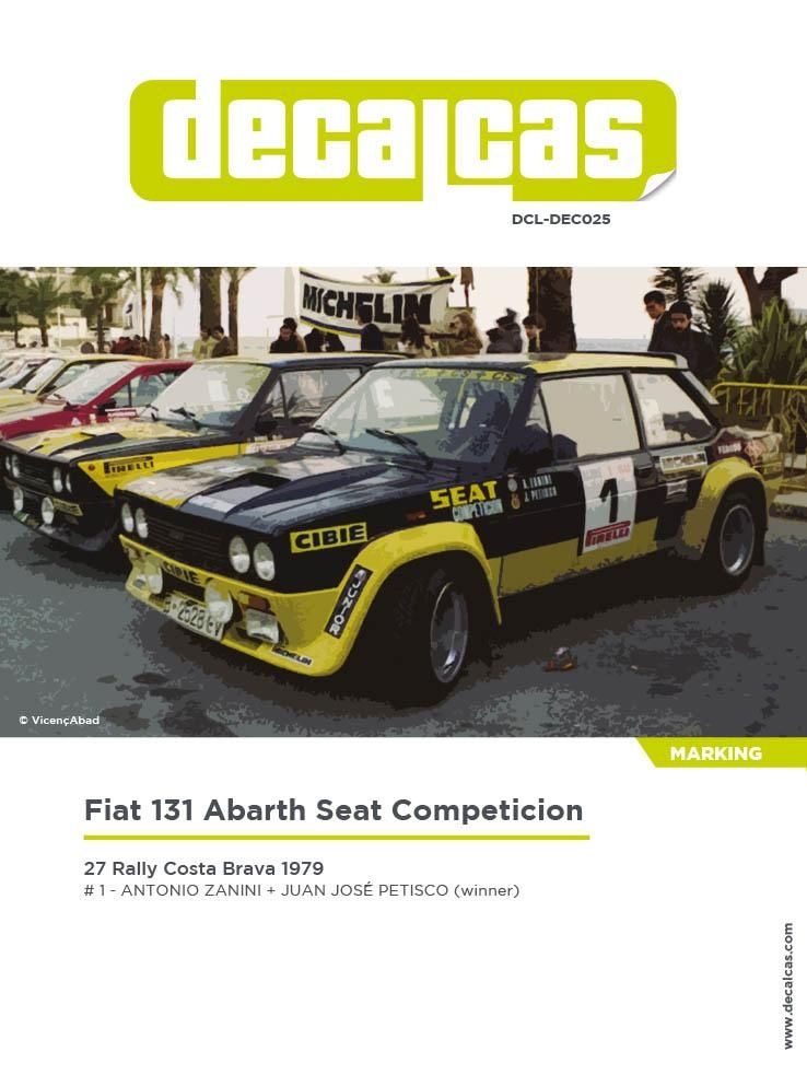 1:24 Fiat 131 Abarth Seat Competicion