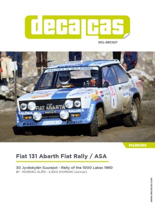 1:24 Fiat 131 Abarth sponsored by Fiat Rally / ASA - 1980