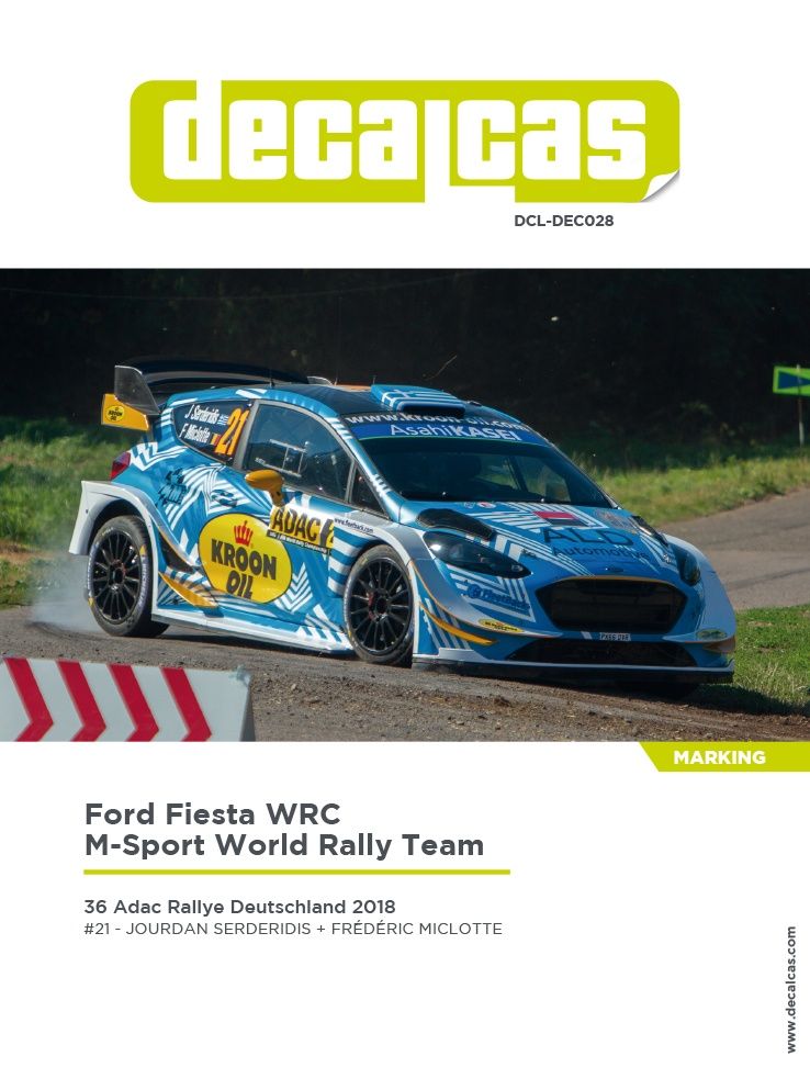 1:24 Ford Fiesta WRC Team M-Sport World Rally - 2018
