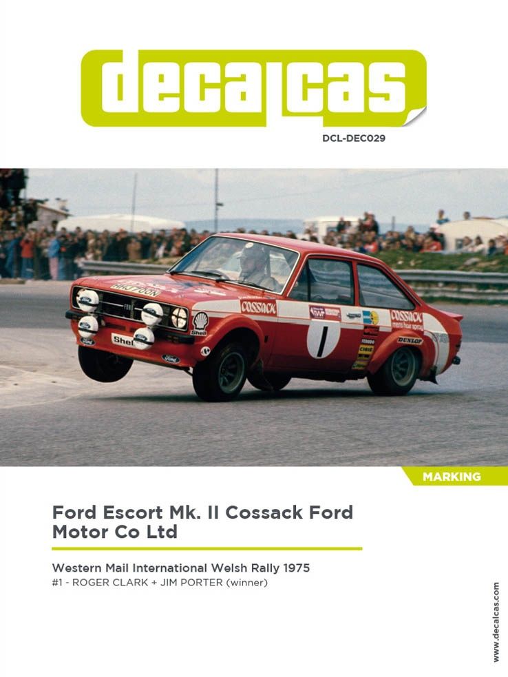 1:24 Ford Escort Mk. II Team Cossack Ford Motor Co Ltd - 1975
