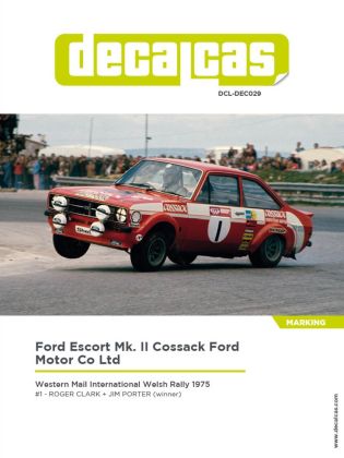 1:24 Ford Escort Mk. II Team Cossack Ford Motor Co Ltd - 1975