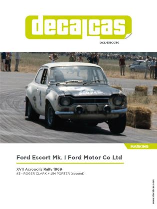1:24 Ford Escort RS 1600Mk I. - Decalcas
