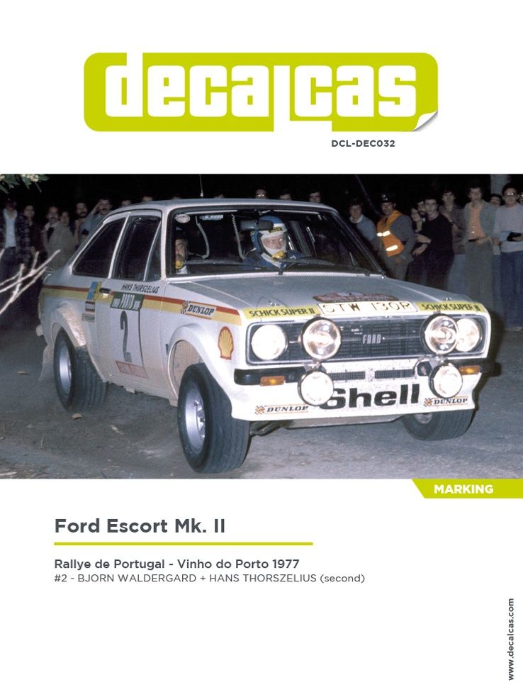 1:24 Ford Escort Mk. II - Portugal Rally - Vinho do Porto 1977