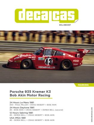 1:24 Porsche Kremer 935 K3