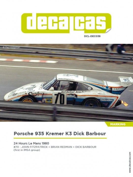 1:24 Porsche Kremer 935 K3 sponsored by Dick Barbour Racing - 1980