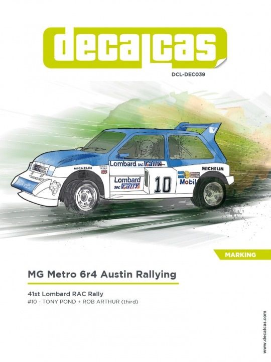 1:24 MG Metro 6r4 Group B Team Austin Rallying - 1985