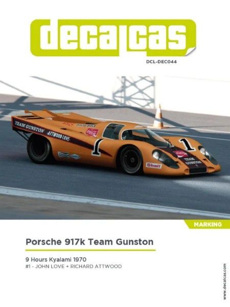 1:24 Porsche 917K Team Gunston - 1970