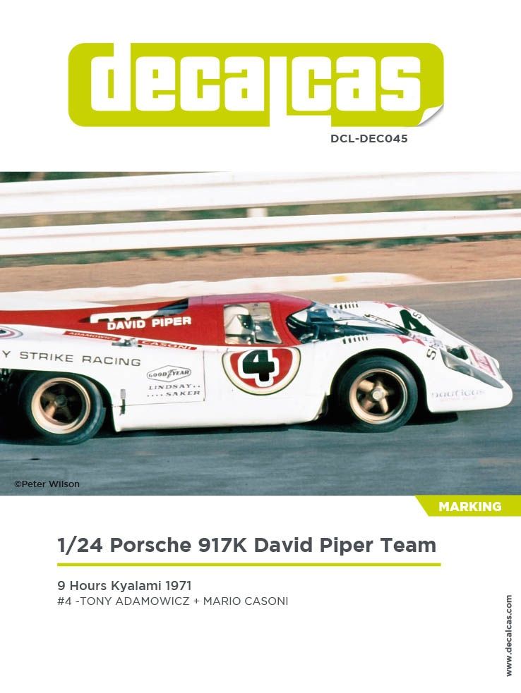 1:24 Porsche 917K Team David Piper sponsored by Lucky Strike Racing - 1971