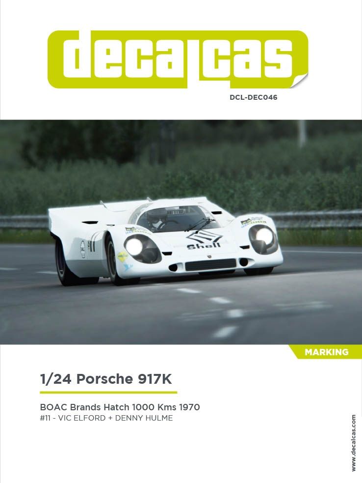 1:24 Porsche 917K Team Porsche Salzburg sponsored by Shell - 1970