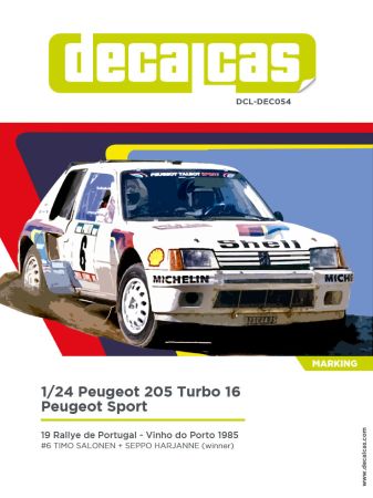 1:24 Peugeot 205 Turbo 16 Team Peugeot Sport sponsored by Shell - 1985