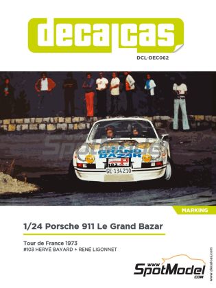 1:24 Porsche 911 RS Team Les Charlots Racing sponsored by Le Grand Bazar - 1973