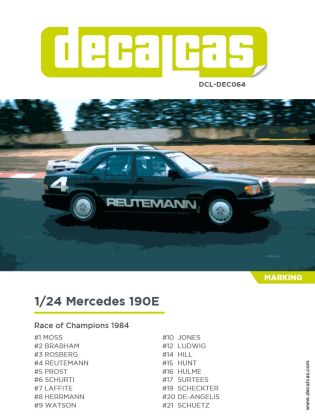 1:24 Mercedes Benz 190E 2.3 16v - 1984