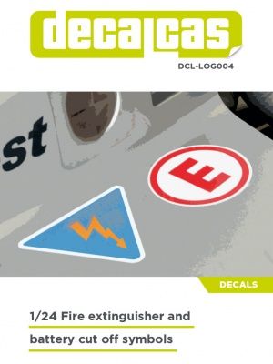 1:24 Fire extinguisher and battery cut off symbols