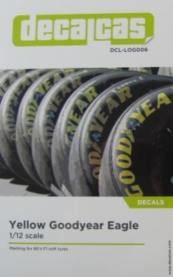 1:12 Good Year Eagle tyre marking set