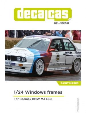 1:24 Window Frame Paint Masks - BMW M3 E30
