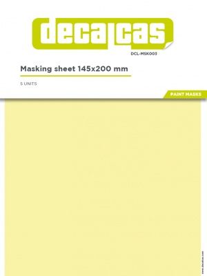 Masking Sheets 145x200mm 5pcs