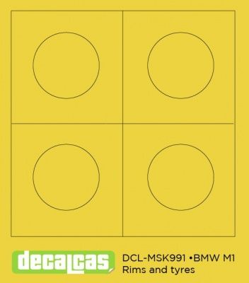 1:24 BMW M1 BBS rims and tyres