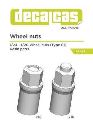 1:24 Wheel nuts