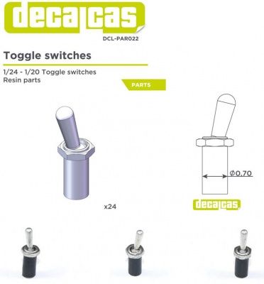 1:24 Toggle switches