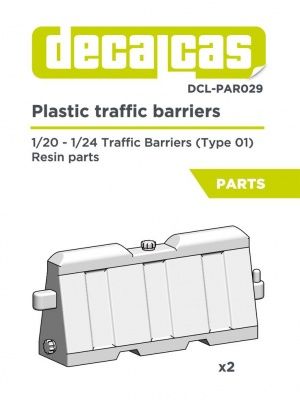 1:24 Plastic traffic barriers Type 01
