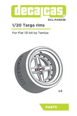 1:20 Targa rims for Fiat 131 Abarth