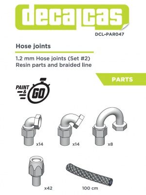 1,2mm Hose joints (Set 2) 