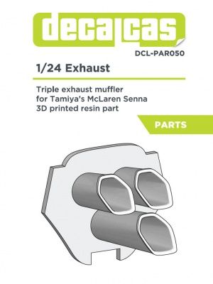 1:24 McLaren Senna Triple exhaust