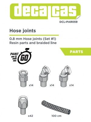 1:20 0.8mm Hose Joints set 1
