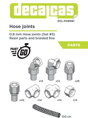 1:20 0.8mm Hose Joints set 3
