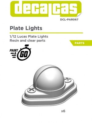 1:12 Lucas plate lights