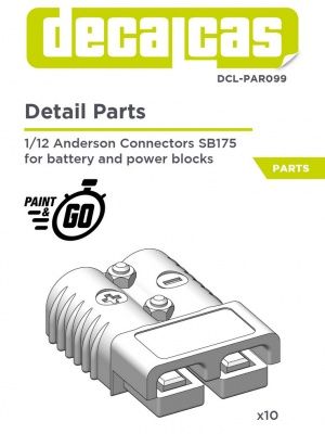 1:12 Anderson Connectors SB175 for battery and power blocks