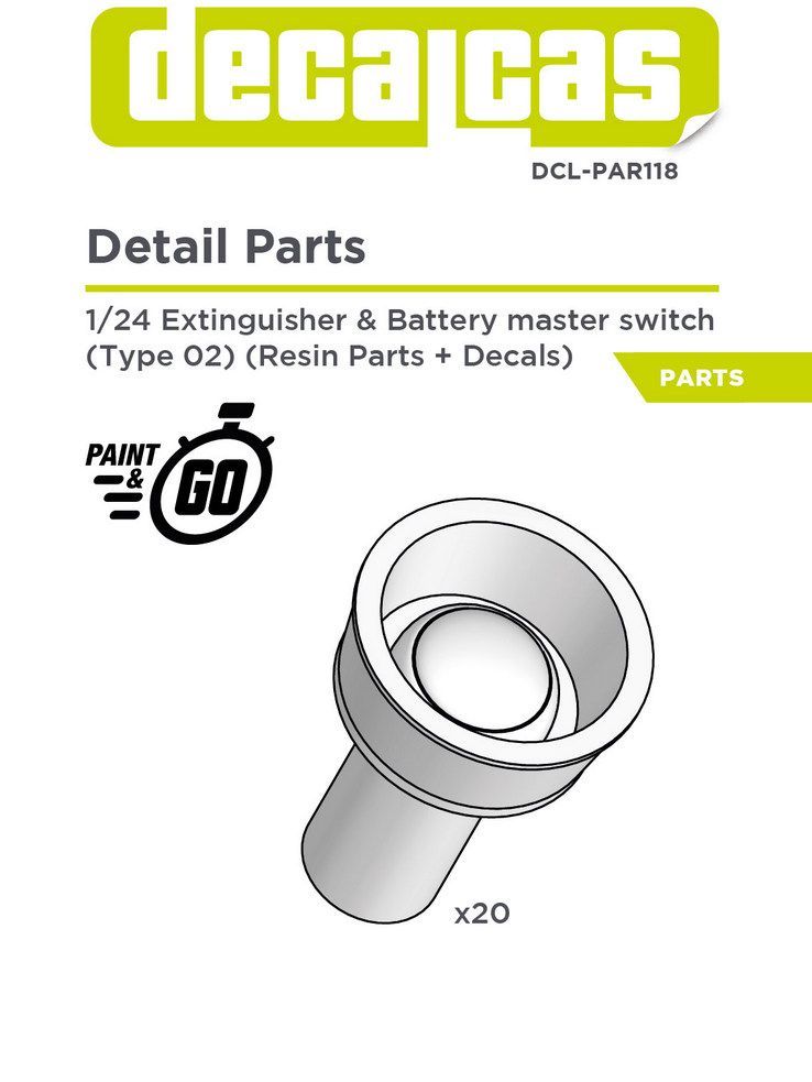 1:24 Extinction and electrical cut-off activation button - Type 2