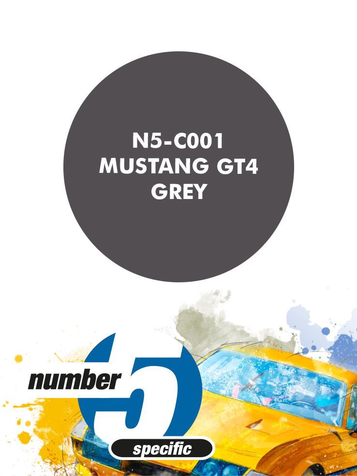 N5-C001 Mustang GT4 Grey
