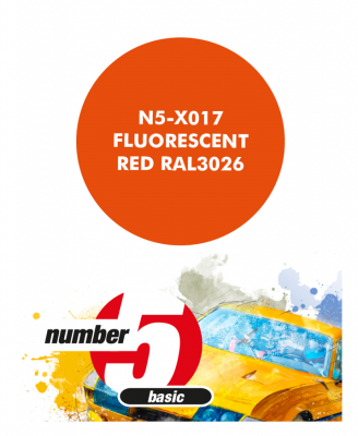 Fluorescent Red RAL3026