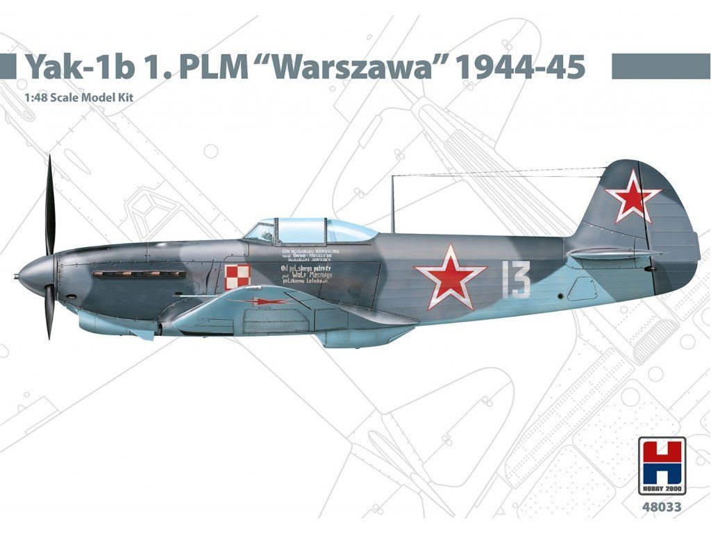 1:48 Yak-1b 1. PLM Warszawa 1944-45
