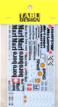 1:20 McLaren MP4/7 Full Sponsor