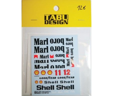 1:20 McLaren MP4/4 option decals