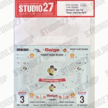 1:24 205 T16 Belga 24hrs Ypres Rally 1985