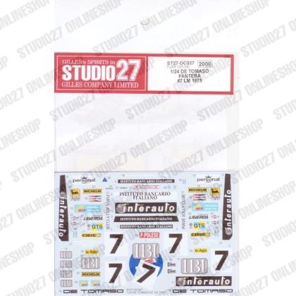 1:24 De Tomaso Pantera #7 LM 1975