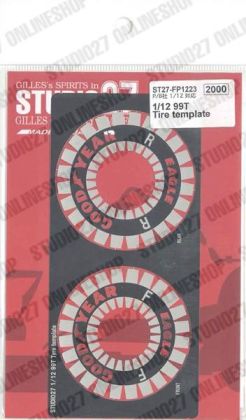 1:12 99T Tire template for Platz/BEEMAX