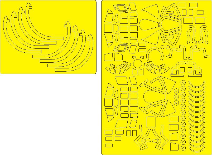 1:48 B-24J Liberator EXPERT kabuki masks